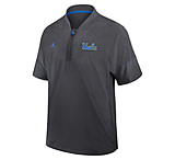 Image of Jordan Men's UCLA Sideline Coach Jordan Brand College 1/2-Zip Short-Sleeve Hooded Jacket in Grey 0JBO08DGUCL-6XU 89448D38