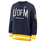 Image of Jordan Michigan Legacy Nike Women's College Pullover Crew in Blue 040H0K9YMWV-V89 3726BCA5