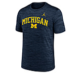 Image of Jordan Michigan Primetime Arch Logo Velocity Nike Men's Dri-FIT College T-Shirt in Blue NKPQ41SMWN-VFM 0E1A0947