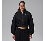 Image of Jordan Women's Jordan Brooklyn Cropped Full-Zip Hoodie in 3907CAED