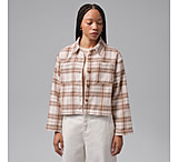 Image of Jordan Women's Jordan Brooklyn Flannel Long-Sleeve Top in B677D142