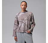 Image of Jordan Women's Jordan Flight Long-Sleeve Waffle Realtree Top in White IQ3265-100 2DDE7685