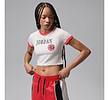 Image of Jordan Women's Jordan Ringer T-Shirt in White IW0874-133 87C1438C