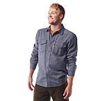 Image of Kavu Oden Long Sleeve Shirt - Men's-Blue Slate-Large