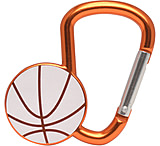 Image of KeyGear Sporty Carabiner, Basketball, 50-KEY0233-08