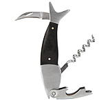 Image of Kikkerland Dark Wood Fish Corkscrew