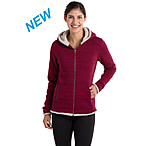 Image of Kuhl Alska Hoody-Women's-Sangria-Small