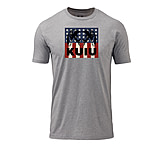 Image of KUIU Retro Patriot T-Shirt in Heather Grey Size 3XL A7C98743