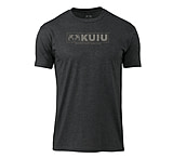 Image of KUIU Topo Block Logo T-Shirt in Charcoal Size 3XL E2B590AA