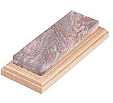 Image of Lansky Arkansas Benchstone w/Walnut Base Mounted LBS6S