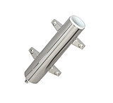 Image of Lee's Tackle Stainless Steel Heavy Duty Bulkhead Mount w/Swivel Base 2.25in OD X 10.5in Tube