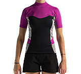 Image of Level 6 Sombrio Short Sleeve Neoprene Rash Guard - Women's