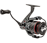 Lew's Speed Spin CRX Spinning Reel, SZ 100 Reel, 9+1 Bearings, 5.2-1 Ratio, Graphite Frame and Sideplate, Solid Brass Speed Gears, Speed Lube, Multi-Disc Drag, Gray/Red, SSC100HS