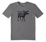 Image of Life Is Good Cool Tee Take A Hike Moose T-Shirt - Men's