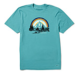 Image of Life Is Good Crusher Tee Retro Bear Landscape - Men's