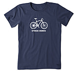 Image of Life Is Good Crusher Tee Spokes Woman T-Shirt - Women's
