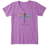 Image of Life Is Good Crusher Vee Change Dragonfly T-Shirt - Women's