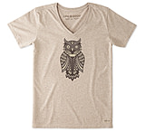 Image of Life Is Good Crusher Vee Magic Owl T-Shirt - Women's