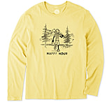 Image of Life Is Good Happy Hour Long Sleeve Smooth Tee Men's