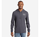 Image of Life Is Good LIG Athletic Hooded Long Sleeve Crusher Tee Men's