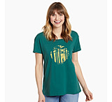 Image of Life Is Good Mountain Bike Woods Breezy Tee Women's