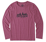 Image of Life Is Good Outsider Long Sleeve Cool Tee Women's