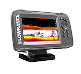 Image of Lowrance HOOK²-5 5&quot; Chartplotter/Fishfinder SplitShot Transom Mount Transducer w/Built-In US Inland Charts