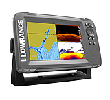Image of Lowrance HOOK²-7 7&quot; Chartplotter/Fishfinder SplitShot Transom Mount Transducer w/Built-In US Inland Charts