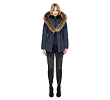 Image of Mackage Adali Fitted Winter Down Coat With Fur Hood - Women's