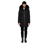 Image of Mackage Calla Lightweight Down Coat With Fur Trimmed Hood - Womens