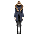 Image of Mackage Kay Mid Length Winter Down Coat With Fur Collar - Womens