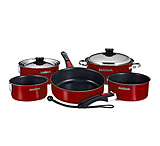 Image of Magma Marine Red Nesting Cookware Set FE95D2C9