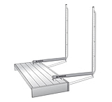 Image of Magma Dock Mounted Over-The-Water Kayak/SUP Rack