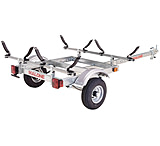 Image of Malone Auto Racks EcoLight 2 Kayak Trailer Package w/ 2 V-Racks