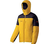 Image of Mammut Ambler Hooded Jacket-Men's-Yellow/Carbon-Large