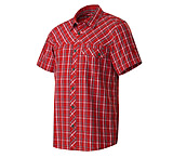 Image of Mammut Asko Shirt - Men's-Dark Inferno/White-Large