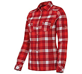 Image of Mammut Hornli Hut Shirt Long-Women's-Small-Poppy/Dark Inferno