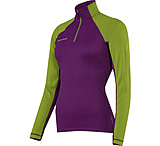 Image of Mammut Illiniza Zip Pull - Women's-Dark Bloom/Peridot-Small