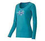 Image of Mammut Kaska Longsleeve Women-Ocean/Viola-Small