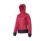 Image of Mammut Kira IS Hooded Jacket-Women's-Small-Light Carmine/Dark Indigo