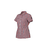 Image of Mammut Kirsi Shirt - Women's-Poppy/Dark Indigo-Small