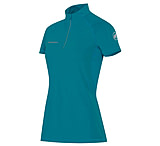 Image of Mammut MTR 141 Zip T-Shirt - Women's-Pacific-Small