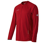 Image of Mammut MTR 201 Longsleeve Zip - Men's-Dark Inferno-Large