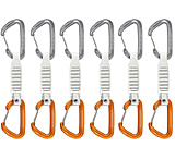 Mammut Sender Wire 12 cm 6-Pack Quickdraws, Wire Gate/Wire Gate, Light Grey-Gold, 12 cm, 2040-02801-19272-74
