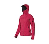 Image of Mammut Ultimate Hoody-Women's-Small-Light Carmine/Black