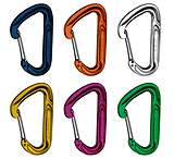 Image of Mammut Wall Light Wiregate Carabiner - 6 Pack