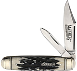 Image of Marbles Cattleman Black Stag Bone Folding Knife