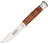 Image of Marbles Fixed Blade Stacked Leather Fixed Blade Knife