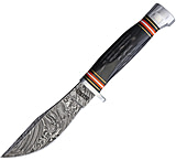 Image of Marbles Fixed Blade Horn Damascus 9in Fixed Blade Knife