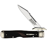 Image of Marbles Swing Guard Brown Checker Bone 4.25in Folding Knife
